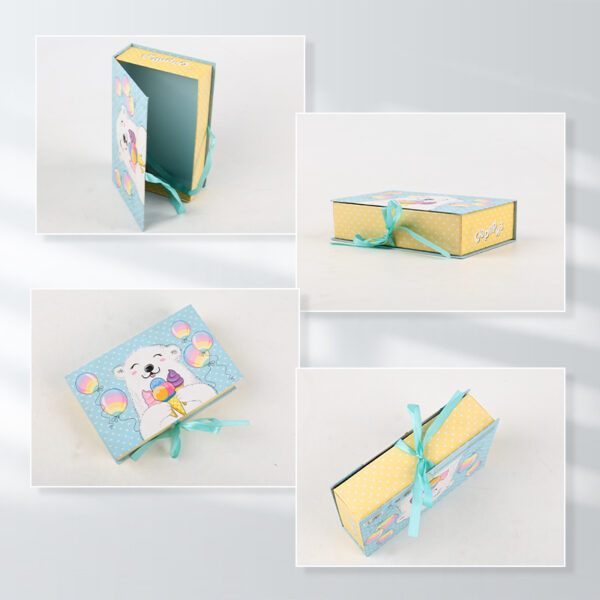 Book Box With Ribbon For Holiday