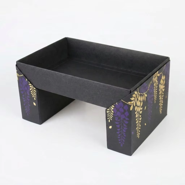 Custom Eco-Friendly Black Kraft Paper Box