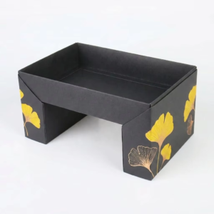 Custom Eco-Friendly Black Kraft Paper Box