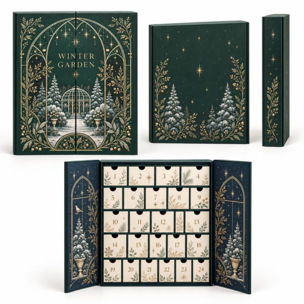 A Simple Recycled Materials Advent Calendar Packaging