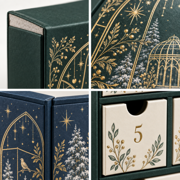 A Simple Recycled Materials Advent Calendar Packaging