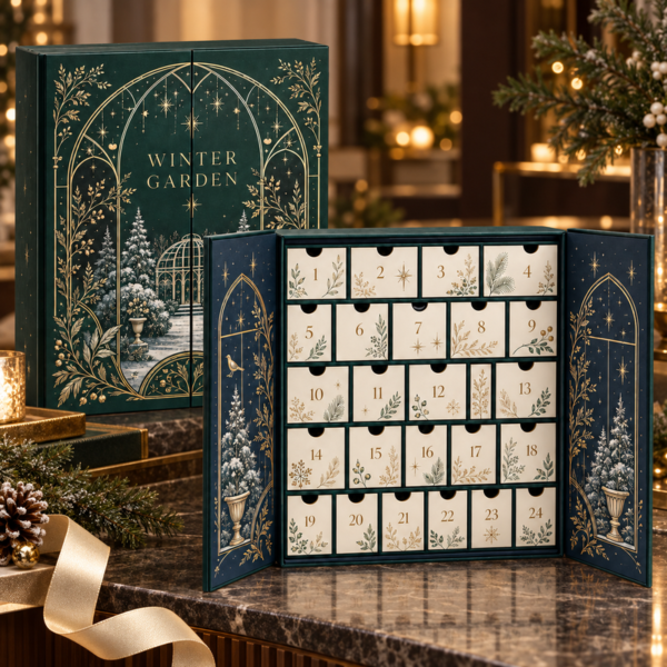 A Simple Recycled Materials Advent Calendar Packaging