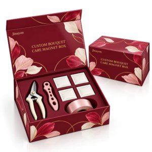 Custom Logo Bouquet Care Rigid Magnet Box Valentine's Day Box