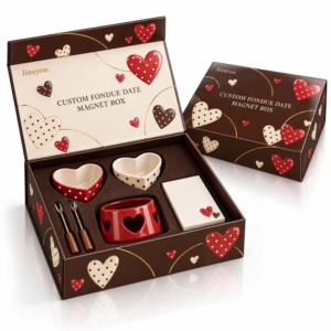 Custom Printed Magnetic Closure Valentine's Day Rigid Magnet Box