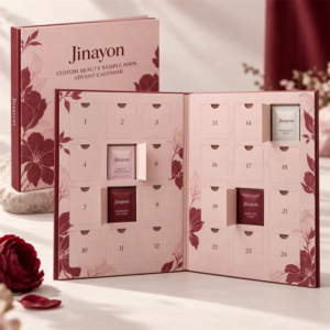Double-page Book Style Beauty Sample Advent Calendar Box